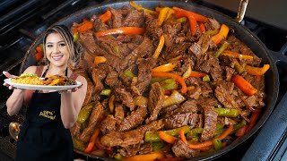 The BEST STEAK FAJITAS You Can Make at Home [upl. by Rosol]