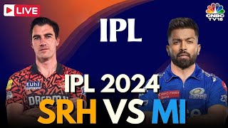 IPL 2024 LIVE SRH Vs MI Match LIVE  Sunrisers Hyderabad Vs Mumbai Indians  Cummins Vs Rohit N18L [upl. by Nyladnek992]