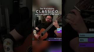 Classico pt 2  Day 15  shorts classicalguitar tenaciousd classico classicalguitarist guitar [upl. by Yesor]