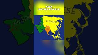 Asia Battle Royale countryballs war mapping asia [upl. by Sadye]