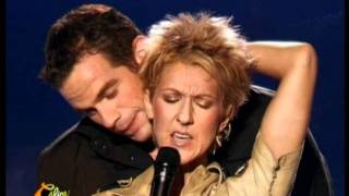 Celine Dion Et Garou  Sous Le Vent Live [upl. by Ancelin704]