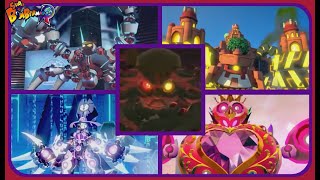 Super Bomberman R  All Boss Encounters [upl. by Atinuhs161]