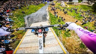 POV  Amaury Pierrons Insane WINNING Run in Lourdes [upl. by Leakim]