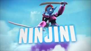 Skylanders Giants Wii U Ninjini Reveal [upl. by Mirella]