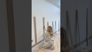 Complete DIY wall panelling transformation with Roomix [upl. by Pinter]