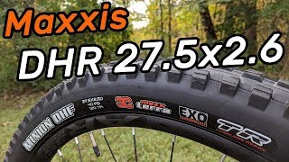 The MidFat Maxxis DHF 275x26 Wide Trail Mountain Bike Tire with Weight [upl. by Zollie]