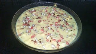 Custard recipe  Fruit custard recipe  Fruit salad with custard recipe [upl. by Essex43]