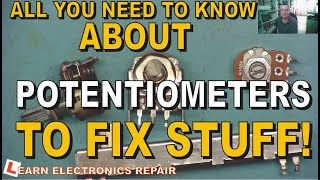 All You Need To KNOW About Potentiometers To FIX Stuff How They work tutorial How To Repair [upl. by Aluk]