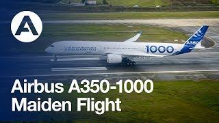 Airbus history made the A3501000 performs its successful maiden flight [upl. by Raman295]