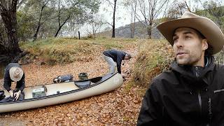 I ALMOST DROWNED Multi day canoe camping trip goes bad We sunk the 1 canoe and lost all our gear [upl. by Berliner]