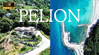 Volos from above and Pelion unreal coastline drone 4k Greece 2024 [upl. by Johnna]