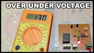 How to make over under voltage protection circuit [upl. by Enirak]