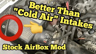 How to Fix and Improve Stock Chevrolet Silverado AirBox [upl. by Luapnaes]