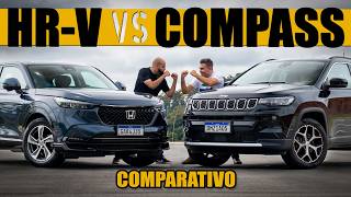 Jeep COMPASS VS Honda HRV quando o preço SUV compacto chega no SUV médio Qual comprar [upl. by Mallon432]