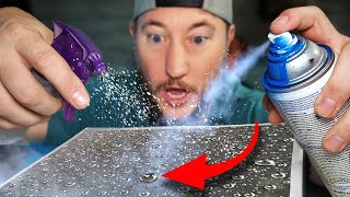 INSANE Spray Paint and Water Trick [upl. by Crutcher]