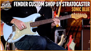 Fender Custom Shop 59 Strat  Journeyman Relic Sonic Blue [upl. by Odnalor]