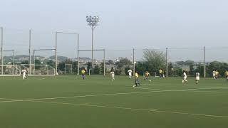 クラブユース選手権 シュートJY vs 座間FC [upl. by Ollie311]