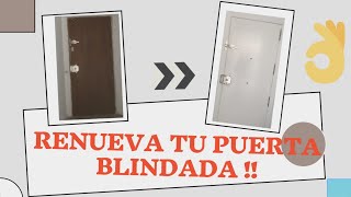 ➡️CÓmo PANELAR UNA PUERTA BLINDADA Renueva TU PUERTA BLINDADA APRENDE COMO👀 [upl. by Anett630]