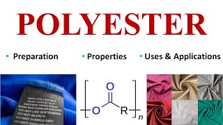 Polyester  Some important Polymers  UG PaathShaala polyester [upl. by Yenruogis598]