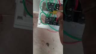 ❤️👍4 Socket wiring electrical electrican work vlogs 9000 [upl. by Llecrep]