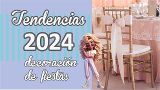 Tendencias de Decoración para Fiestas que Brillarán en el 2024 [upl. by Arodoet496]