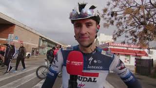 Ethan Vernon  Interview at the finish  Trofeo Ses Salines  Alcudia 2023 [upl. by Tlok185]