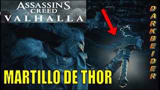 Martillo de Thor Assassins Creed Valhalla Mjolnir  Como conseguir la mejor arma [upl. by Marder]