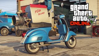 MODIFICHIAMO IL MOTORINO DELLE CONSEGNE  GTA5 ONLINE [upl. by Biddle]