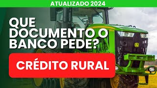 DOCUMENTOS PARA CRÉDITO RURAL [upl. by Ahsyak]