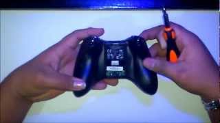 TUTORIAL Como desarmar un control de xbox 360 lo importante [upl. by Calvinna]