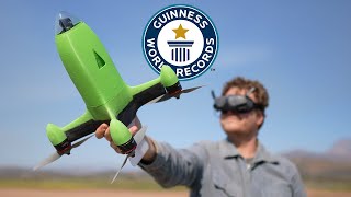 Building The Fastest Drone EVER  Guinness World Records [upl. by Redep401]