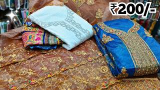 Hyderabad Wholesale Dress Materials ₹199 Pakistani Fancy Work Suits JK Textiles [upl. by Feldstein]