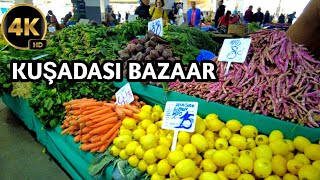 KUŞADASI BAZAAR DAY 🇹🇷  29 October 2024  4k UHD 60fps [upl. by Erialcyram]