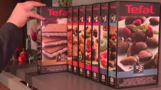 Coffret Snack Collection Tefal  Les gaufrettes [upl. by Dnomayd881]