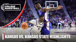 🚨 SUNFLOWER SHOWDOWN UPSET 🚨 Kansas vs Kansas State  Full Game Highlights [upl. by Alleuqahs]