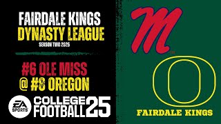 FAIRDALE KINGS 6 Ole Miss vs 8 Oregon [upl. by Garlanda]