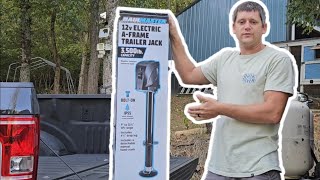 Best Of Harbor Freight Haul Master 3500LB Trailer Jack [upl. by Redmer]