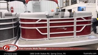 2024 Bennington 20 SVL Pontoon Boat F amp S Yamaha Hanover PA [upl. by Nevah886]