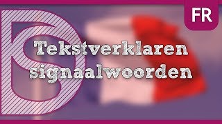 Eindexamen Frans  Tekstverklaren signaalwoorden [upl. by Stine15]