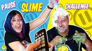 PAUSE SLIME CHALLENGE  Momentos Divertidos 😂 [upl. by Eneluj4]