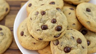 Soft and Chewy Chocolate Chip Cookies Recipe [upl. by Eihtur]