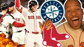 GETTING BACK TO US  MARINERS VS RED SOX GAME 1 HIGHLIGHTS FAN REACTION [upl. by Itsyrk543]