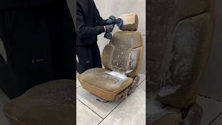 Dirty car seat cleaning dirtycar carwash detailing [upl. by Pellet]