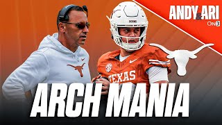 Texas QB room after Quinn Ewers injury  Why Longhorns Steve Sarkisian are FINE with Arch Manning [upl. by Maxi]