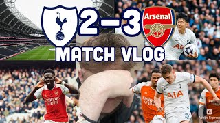 WEVE BEEN ROBBED MATCH VLOG Tottenham 23 Arsenal SHAMBOLIC FROM MICHAEL OLIVER [upl. by Yolande516]