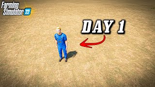 Starting with 0 on No Forestry Flat Map  Farming Simulator 22 Timelapse [upl. by Donny]