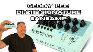 Tech 21 Geddy Lee DI 2112 Signature SansAmp [upl. by Balliett]