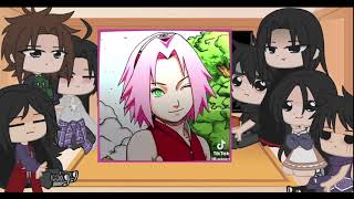 uchiha clan react to sakura 1 sasusaku [upl. by Alisia]