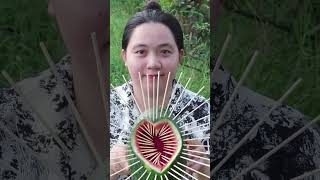 Survival Skills SIMPLE And Very USEFUL with water melon eel trap bushcraft outdoor camping [upl. by Carole]