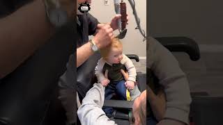 Cute Babys Hair Cut Trending 2024 shorts virababy comedy [upl. by Eitisahc]